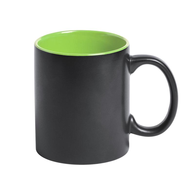 Cool Чаша Bafy, керамична, 350 ml, черно и зеленона ниска цена с бърза доставка - BestPC.BG