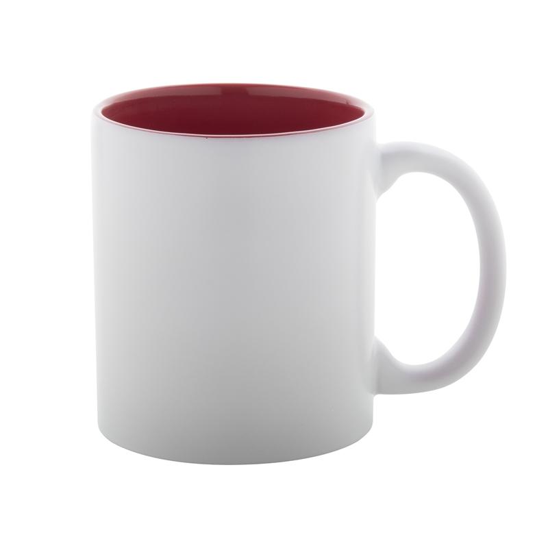 Cool Чаша Revery, керамична, 350 ml, бяло и червенона ниска цена с бърза доставка - BestPC.BG