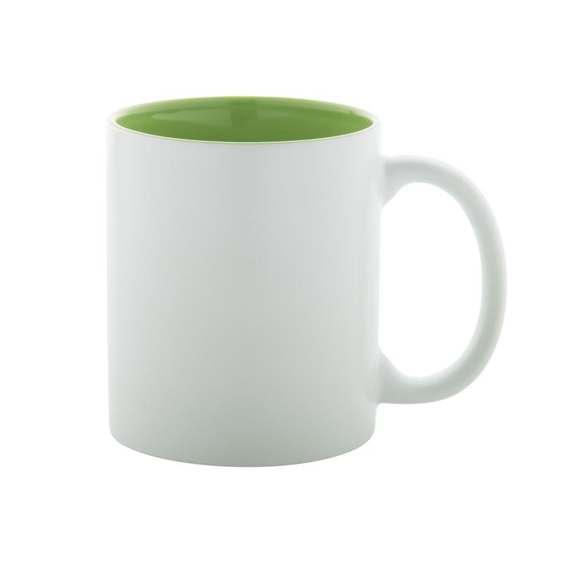 Cool Чаша Revery, керамична, 350 ml, бяло и зеленона ниска цена с бърза доставка - BestPC.BG