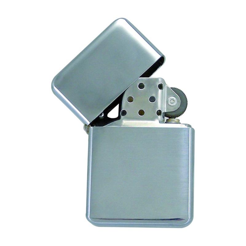 Продукт Tom Запалка EB-062, метална, полиран хром, с бензиново зареждане, 10 брояна ниска цена с бърза доставка - BestPC.BG