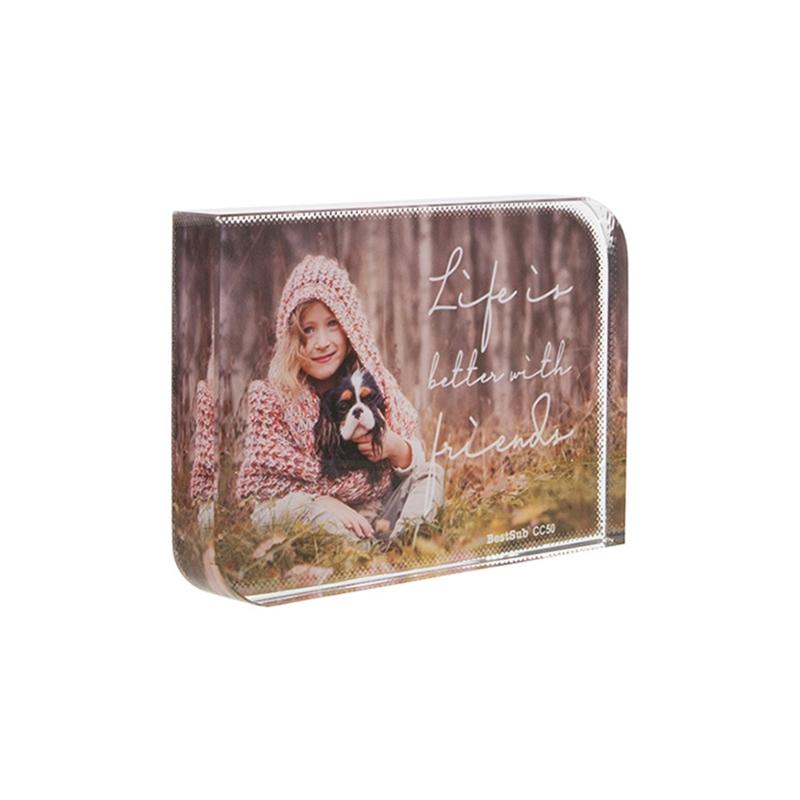 Аксесоар за фотоапарат BESTSUB Кристал Правоъгълник, с възможност за персонализацияна ниска цена с бърза доставка - BestPC.BG