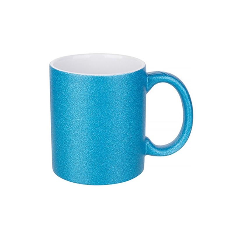 BESTSUB Чаша, глитер, синя, 330 ml, с възможност за персонализацияна ниска цена с бърза доставка - BestPC.BG