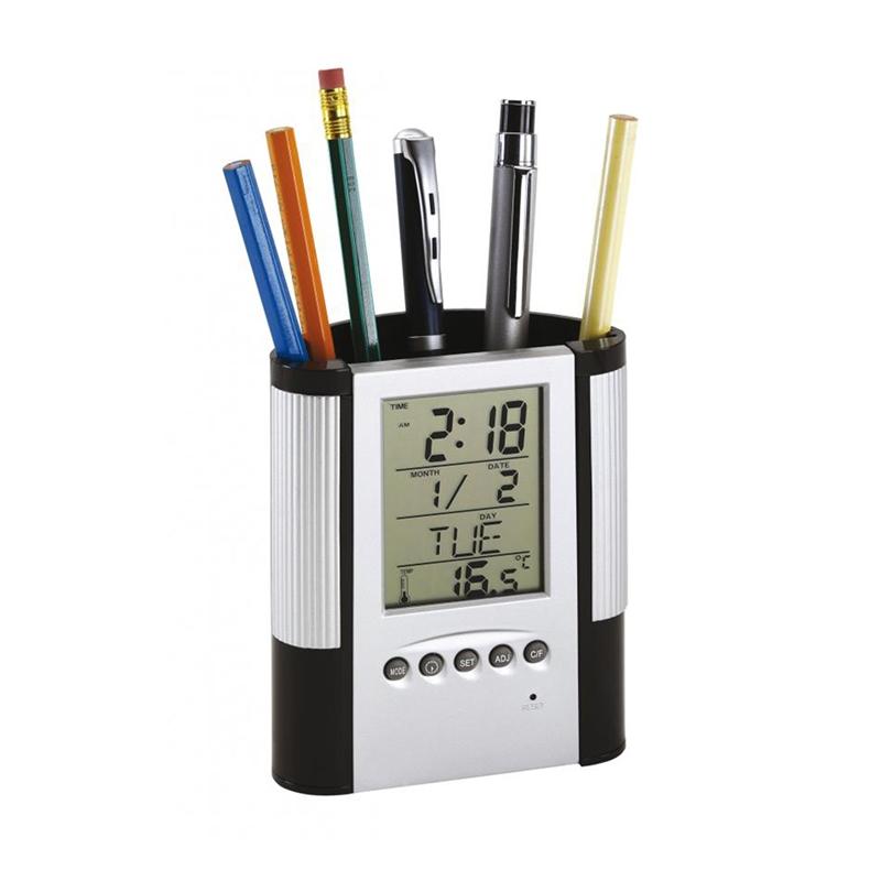 TOPS Моливник Butler, с часовник с аларма и термометърна ниска цена с бърза доставка - BestPC.BG