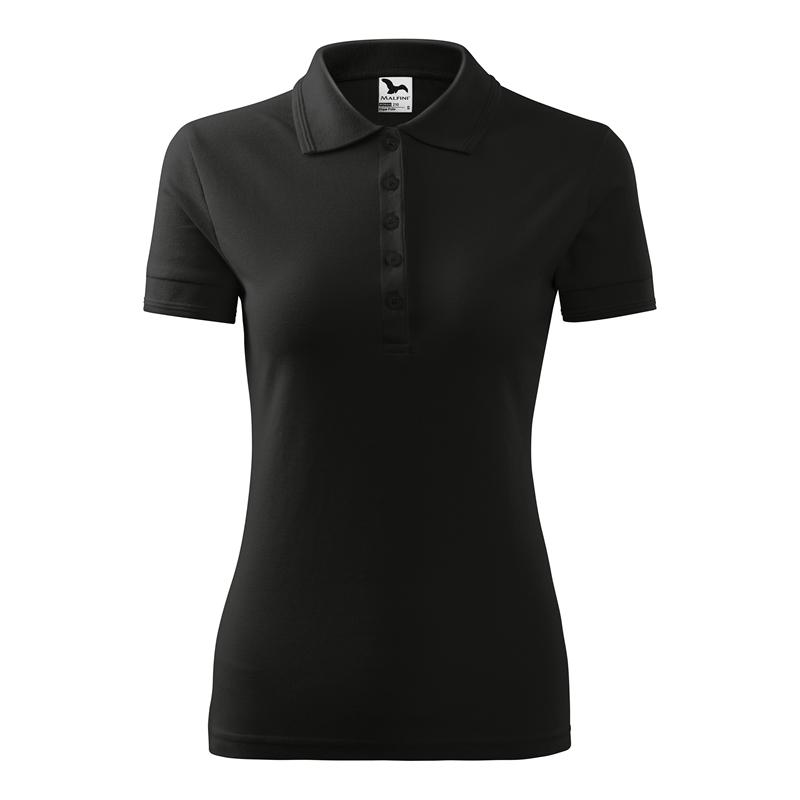 Продукт Malfini Дамска тениска Pique Polo 210, размер S, чернана ниска цена с бърза доставка - BestPC.BG