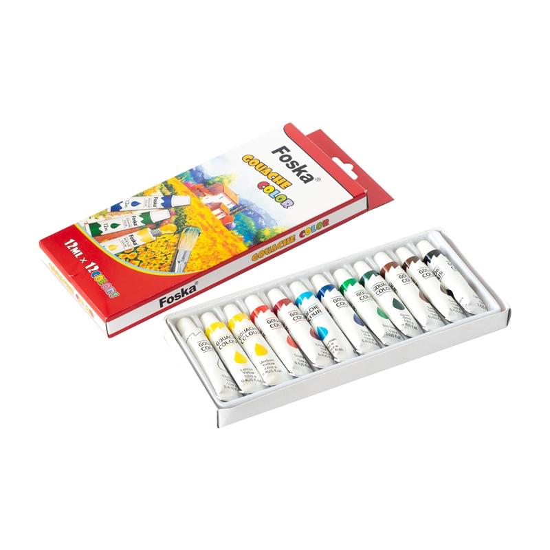 Foska Маслени бои, в тубички, 12 ml, 12 цвятана ниска цена с бърза доставка - BestPC.BG