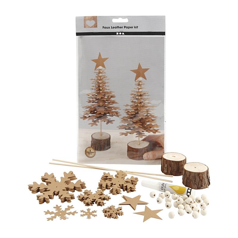 Продукт Creativ Company Коледни дръвчета, коженина ниска цена с бърза доставка - BestPC.BG