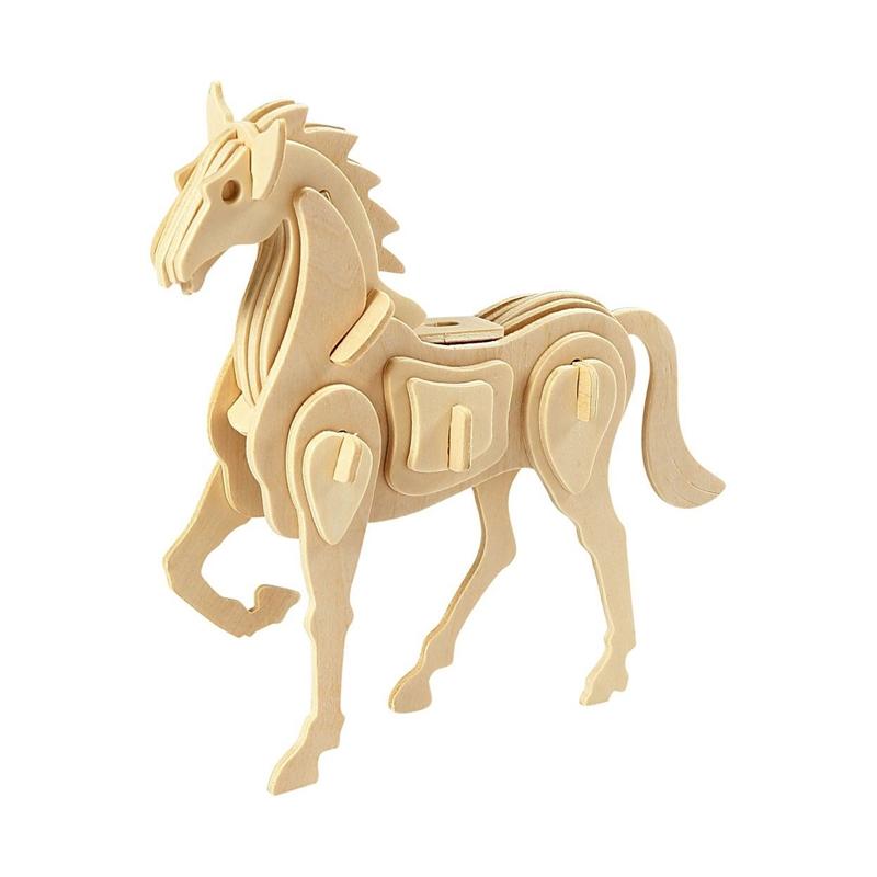 Creativ Company 3D Кон, за сглобяване и декорация, дървен, 18 х 4.5 х 16 cmна ниска цена с бърза доставка - BestPC.BG