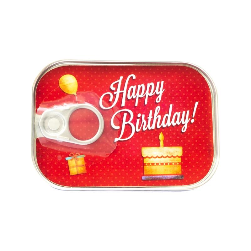 Продукт Gespaensterwald Картичка-консерва, Happy Birthday, червенана ниска цена с бърза доставка - BestPC.BG