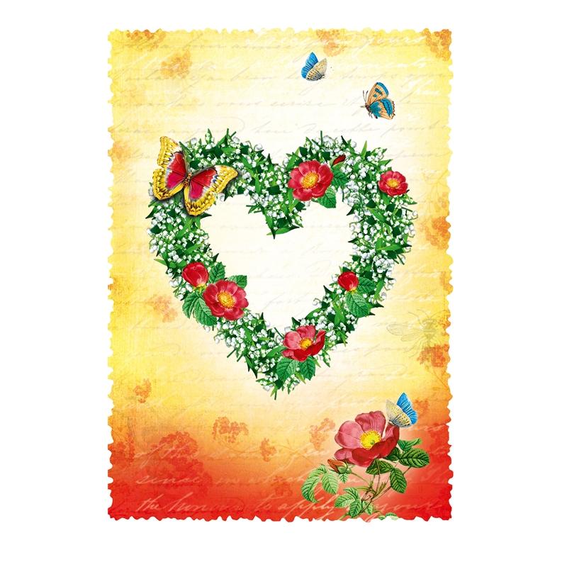 Продукт Gespaensterwald Картичка, Romantique, сърцена ниска цена с бърза доставка - BestPC.BG
