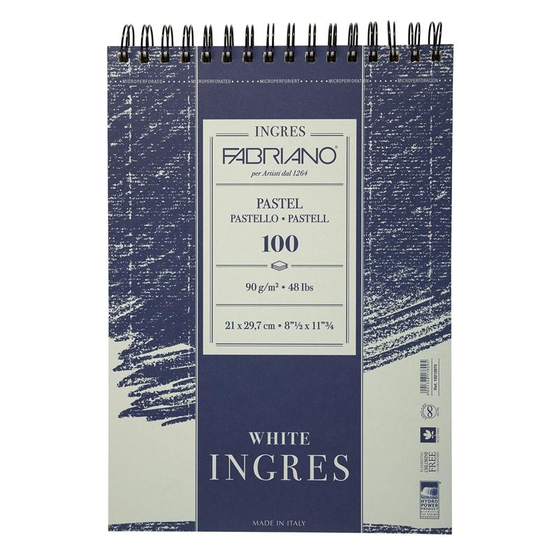 Fabriano Скицник за рисуване, пастел, A4, 90 g-m2, спирала, 100 листана ниска цена с бърза доставка - BestPC.BG