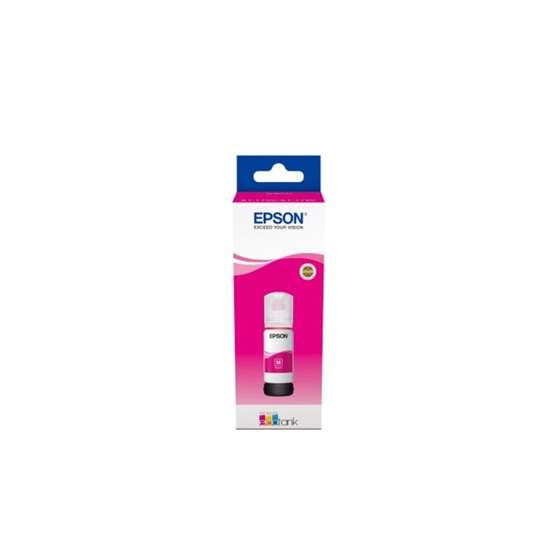 Epson Мастило Ecotank 103, L3151-L3111-L3110, 7500 страници, 65 ml, Magentaна ниска цена с бърза доставка - BestPC.BG