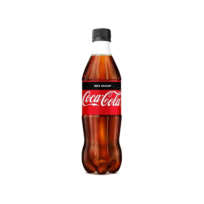 Продукт Coca-Cola Газирана напитка Zero, без захар, 500 ml, в пластмасова бутилкана ниска цена с бърза доставка - BestPC.BG