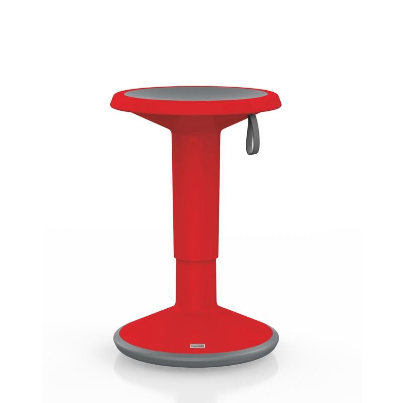 Табуретка Interstuhl Up 100U, кръгла, червенана ниска цена с бърза доставка - BestPC.BG