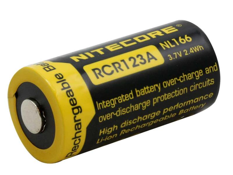 Акумулаторна батерия CR-123 LiIon  3,7V 16340 950mAh NITECOREна ниска цена с бърза доставка - BestPC.BG