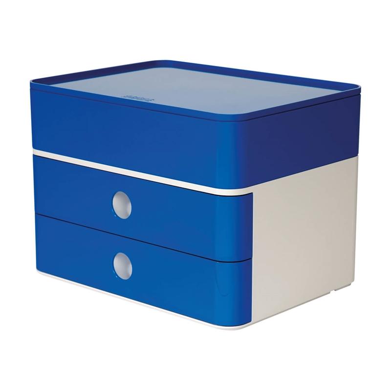 HAN Бокс Allison Smart-Box Plus, с 2 чекмеджета и органайзер, синна ниска цена с бърза доставка - BestPC.BG