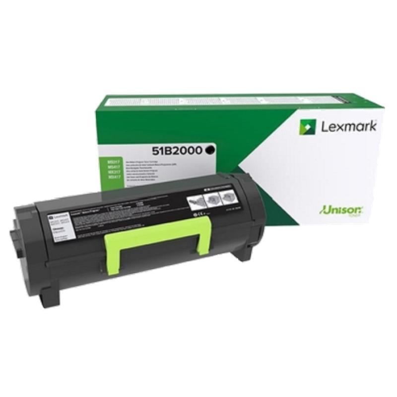 Lexmark Тонер 51B2000, МS-MX317, 2500 страници-5%, Blackна ниска цена с бърза доставка - BestPC.BG