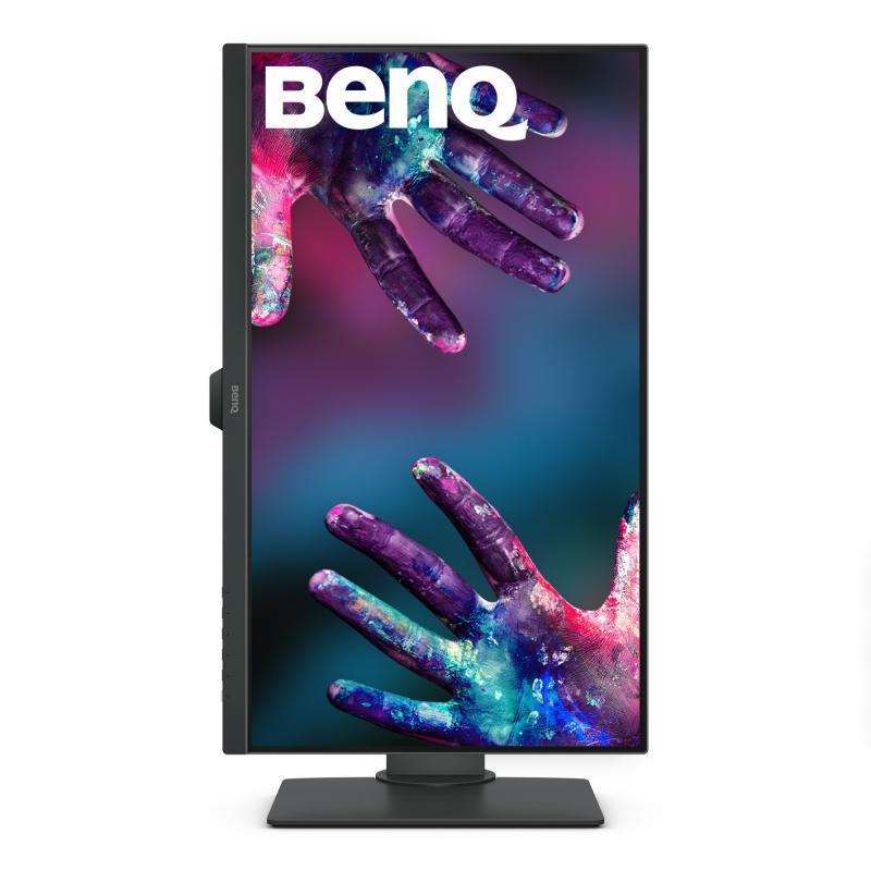 Монитор BenQ PD2705Q 27" 2560 x 1440 QHD, IPS, 5ms, 60Hz, 1x HDMI, 1x DP, черенна ниска цена с бърза доставка - BestPC.BG
