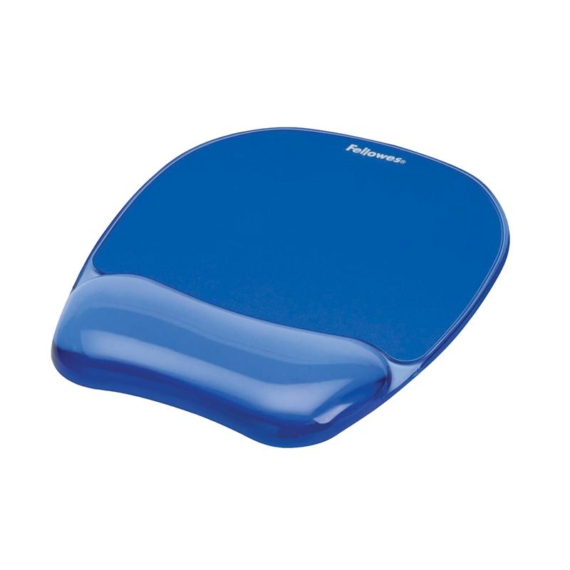 Fellowes Пад за мишка, със силиконова подложка за китка, синна ниска цена с бърза доставка - BestPC.BG