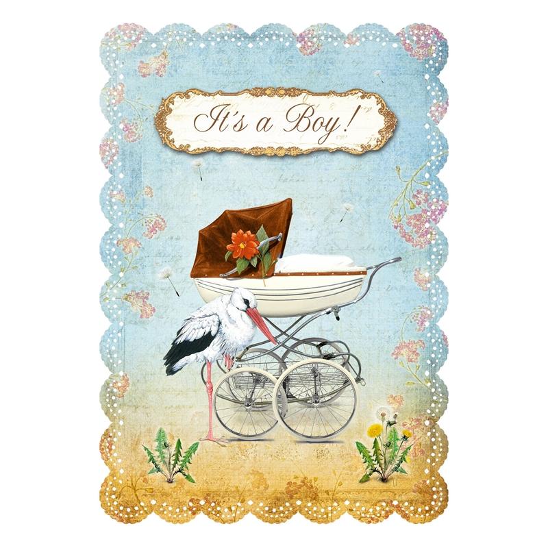 Продукт Gespaensterwald Картичка Romantique, It's a Boyна ниска цена с бърза доставка - BestPC.BG