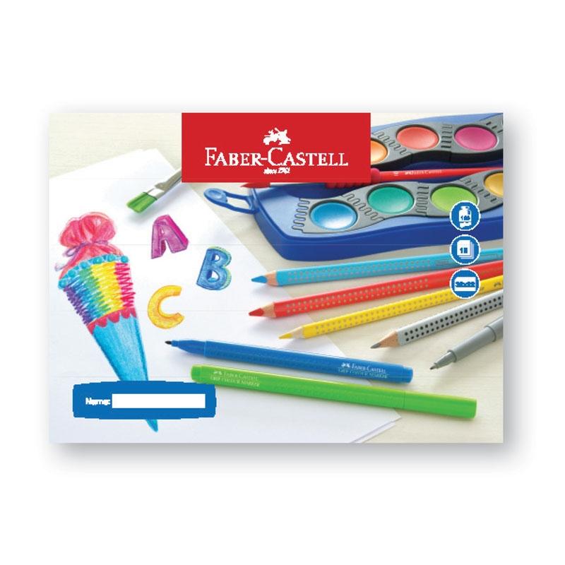 Faber-Castell Блок за рисуване №4, 160 g-m2, с ъгли, 10 листана ниска цена с бърза доставка - BestPC.BG