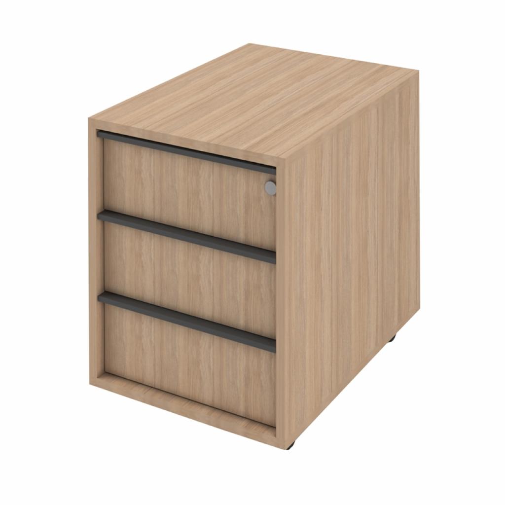 Narbutas Контейнер Nova A, 428 x 600 x 560 mm, меламин кехлибарен дъбна ниска цена с бърза доставка - BestPC.BG