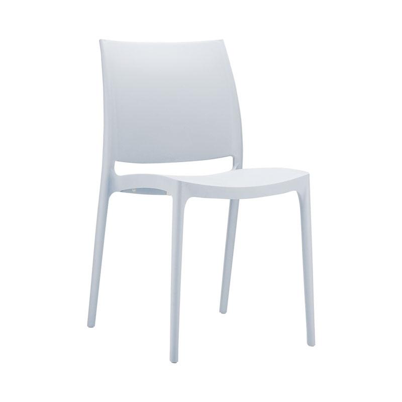 Градински стол RFG Milano, пластмасов, до 120 kg, сивна ниска цена с бърза доставка - BestPC.BG