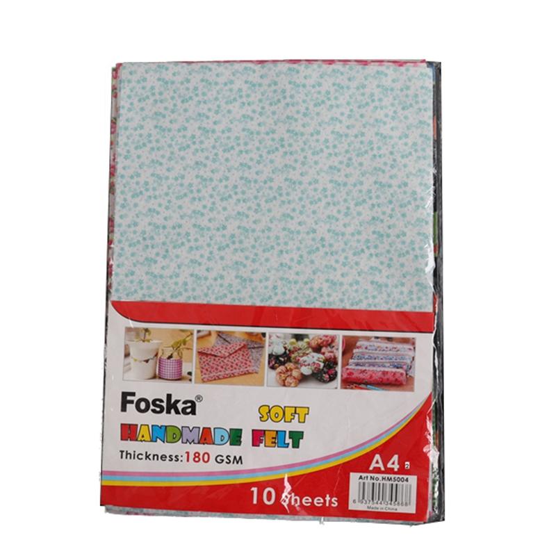 Foska Комплект филц, A4, 180 g-m², 10 брояна ниска цена с бърза доставка - BestPC.BG