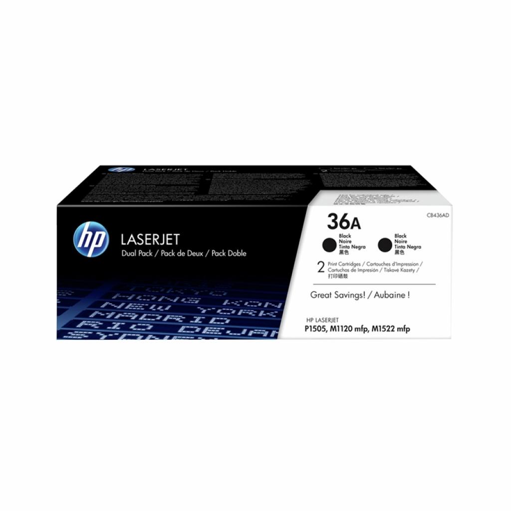 HP Тонер CB436AD, 2000 страници-5%, Black, 2 брояна ниска цена с бърза доставка - BestPC.BG