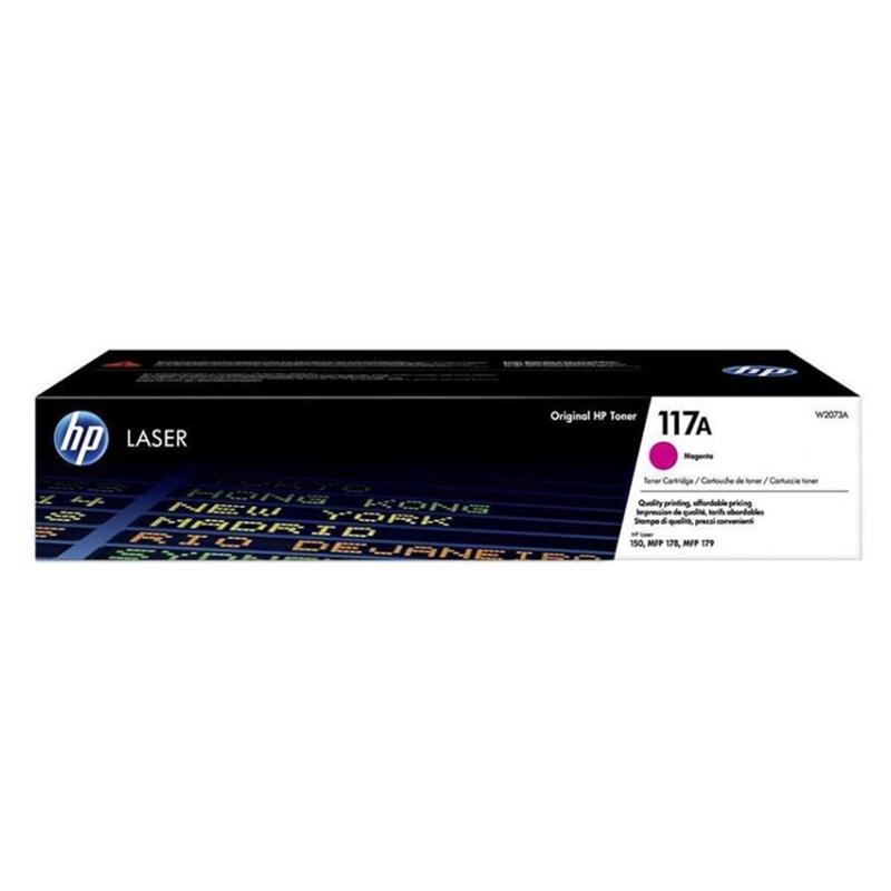 HP Тонер W2073A, 117A, 700 страници-5%, Magentaна ниска цена с бърза доставка - BestPC.BG