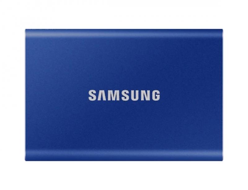 SSD външен Samsung Portable SSD T7 2TB, USB 3.2, Read 1050 MB-s Write 1000 MB-s, Indigo Blueна ниска цена с бърза доставка - BestPC.BG