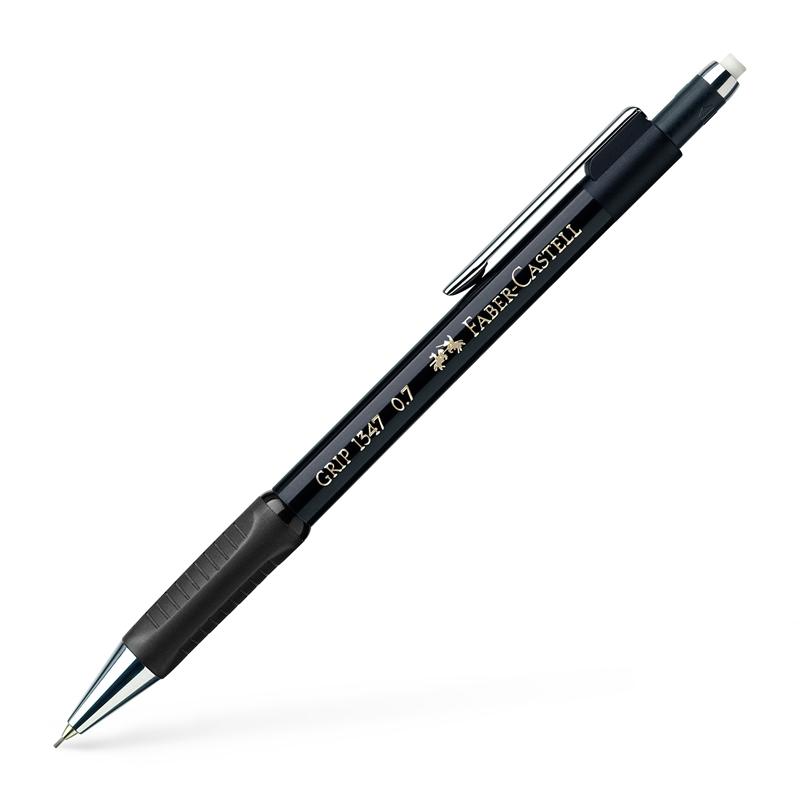 Faber-Castell Автоматичен молив Grip 1347, 0.7 mm, черенна ниска цена с бърза доставка - BestPC.BG