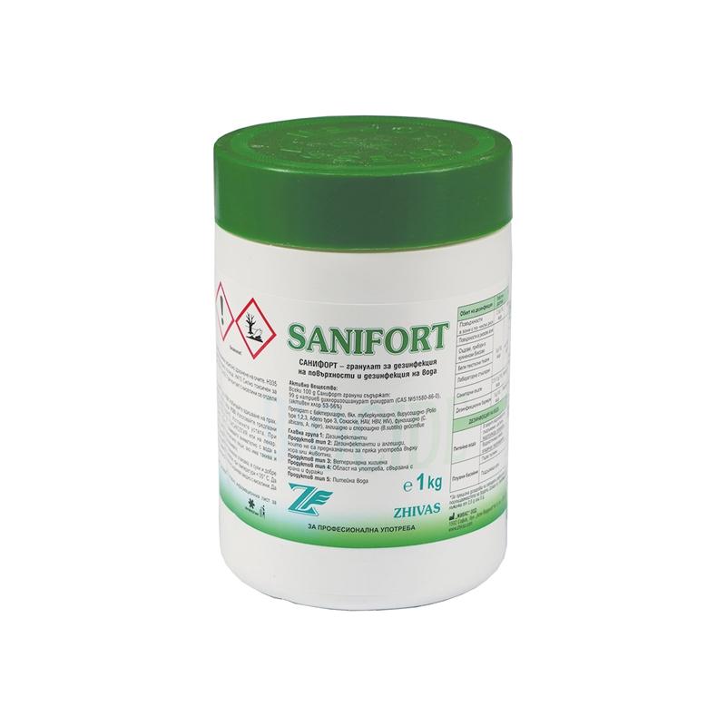 Почистващ продукт Санифорт Гранулат, 1 kgна ниска цена с бърза доставка - BestPC.BG