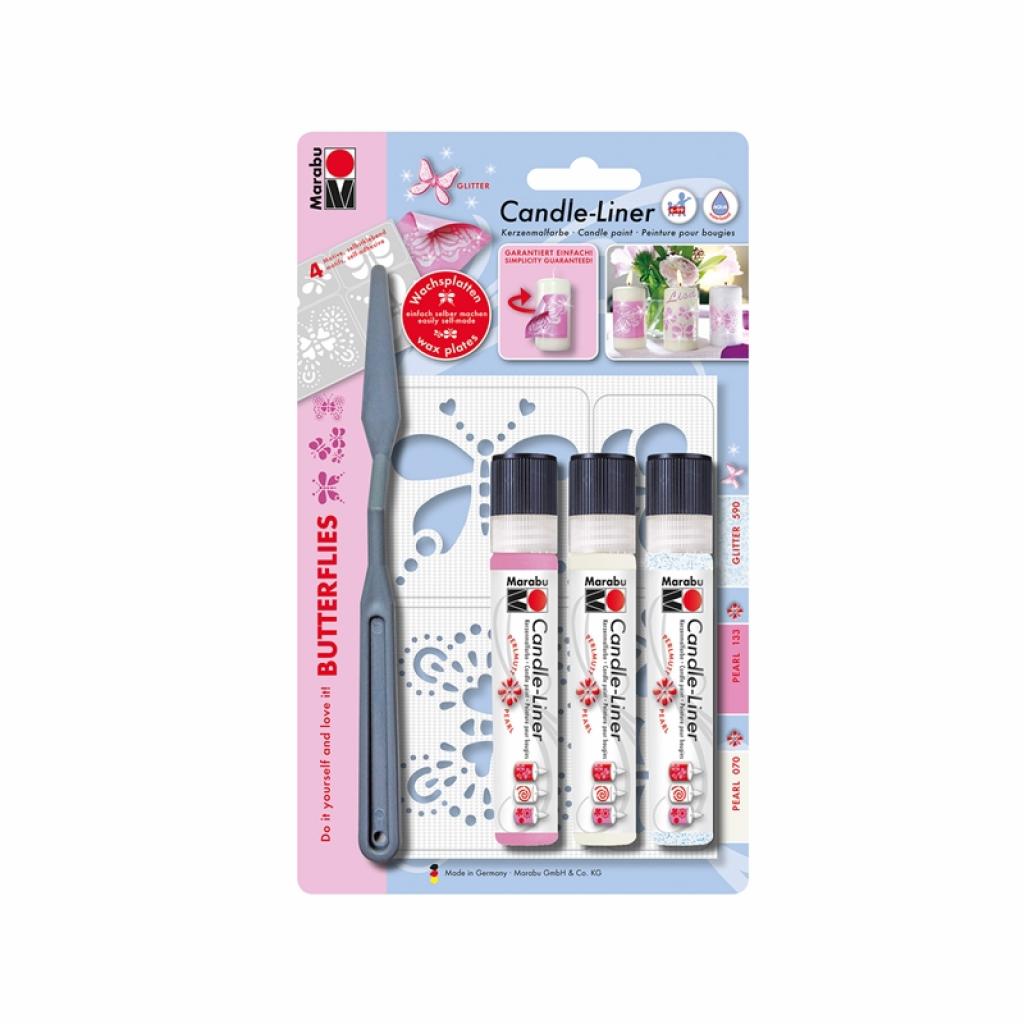 Marabu Комплект за свещи, 3 x 25 mlна ниска цена с бърза доставка - BestPC.BG