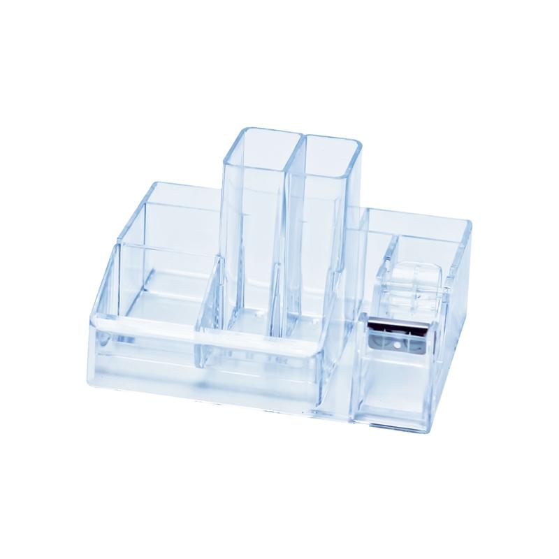 KEJEA Органайзер за бюро K-099, пластмасов, прозраченна ниска цена с бърза доставка - BestPC.BG