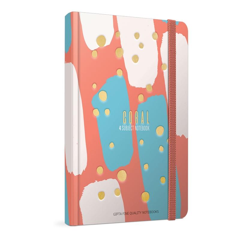 Gipta Coral Тетрадка 17 х 24 cm, кремава, 4 теми, малки квадратчета,  140 листана ниска цена с бърза доставка - BestPC.BG