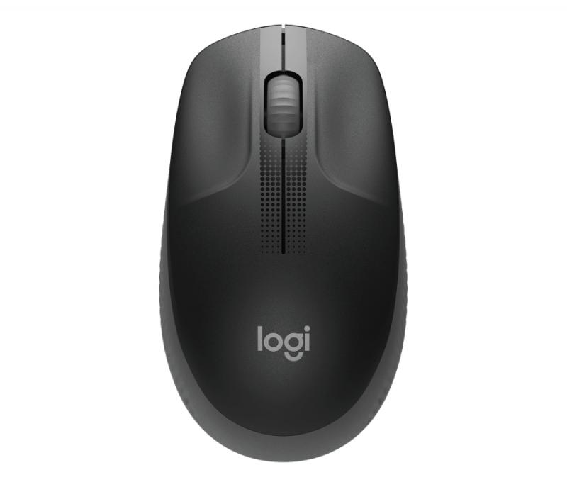 Мишка Logitech M190 Full-size Wireless Mouse - CHARCOAL - 2.4GHZ - N-A - EMEA - M190на ниска цена с бърза доставка - BestPC.BG