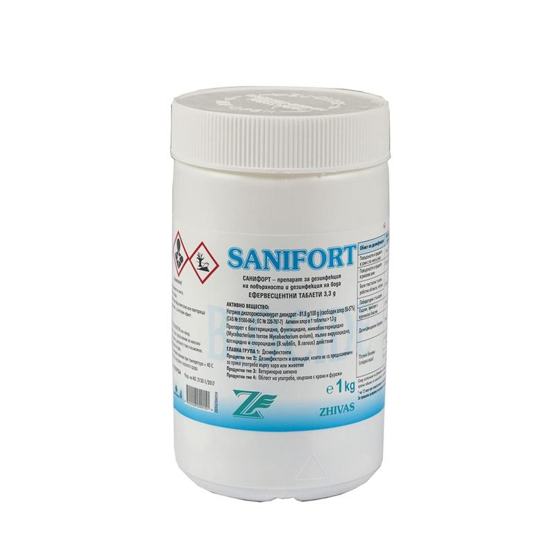 Почистващ продукт Санифорт Таблетки, 1 kgна ниска цена с бърза доставка - BestPC.BG