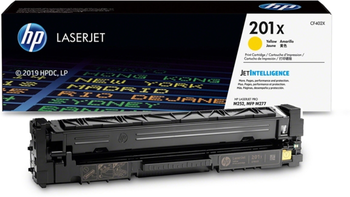 HP Тонер CF402X, 201X, 2300 страници-5%, Yellowна ниска цена с бърза доставка - BestPC.BG