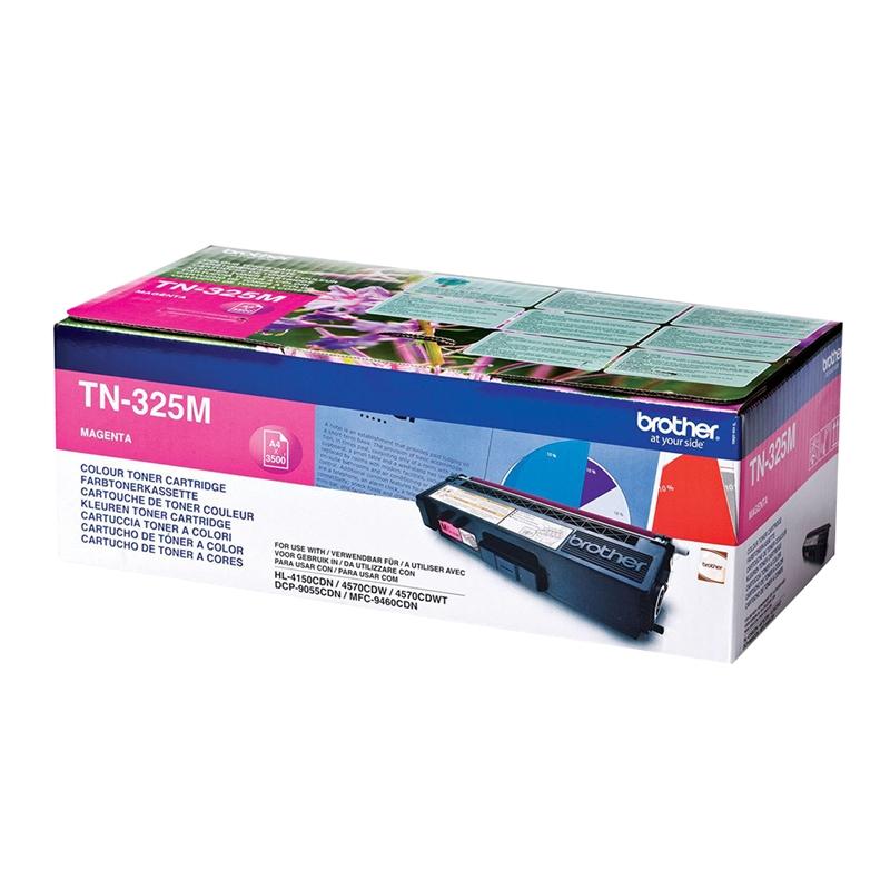 Brother Тонер TN-325, HL-4140-4570, 3500 страници-5%, Magentaна ниска цена с бърза доставка - BestPC.BG