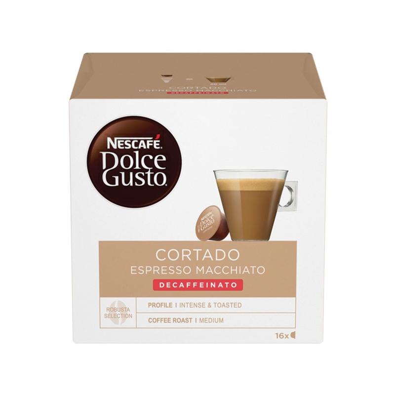 Nescafé Dolce Gusto Кафе капсула Espresso Macchiato, безкофеинова, 16 брояна ниска цена с бърза доставка - BestPC.BG