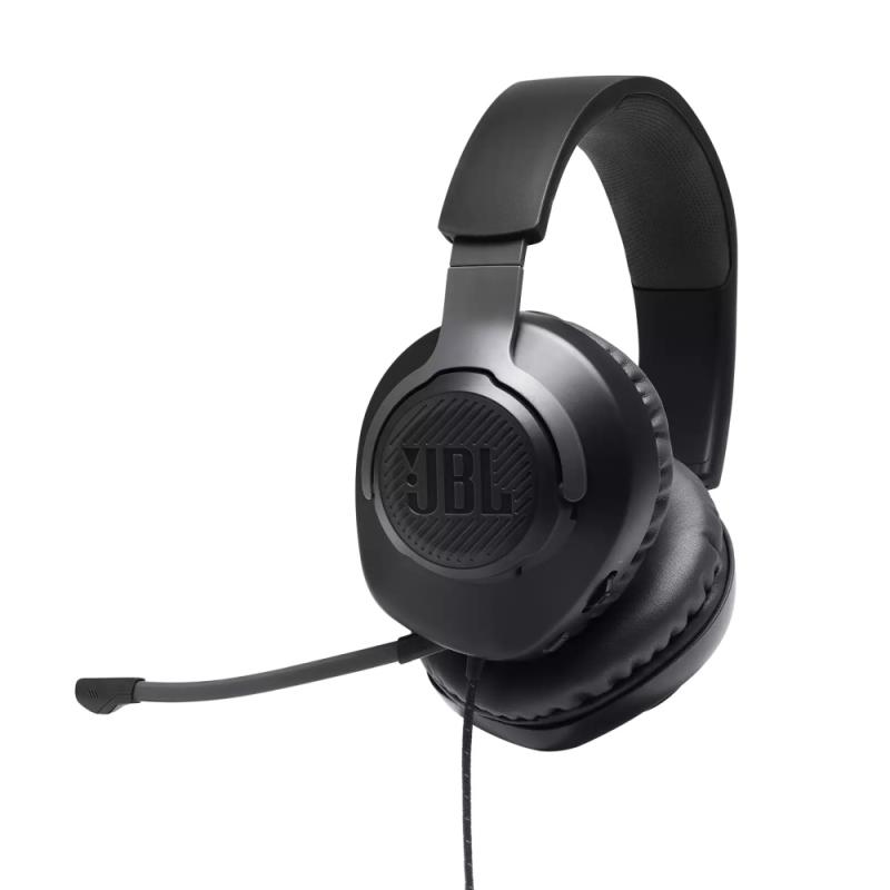 Слушалки JBL QUANTUM 100 BLK Wired over-ear gaming headset with a detachable micна ниска цена с бърза доставка - BestPC.BG