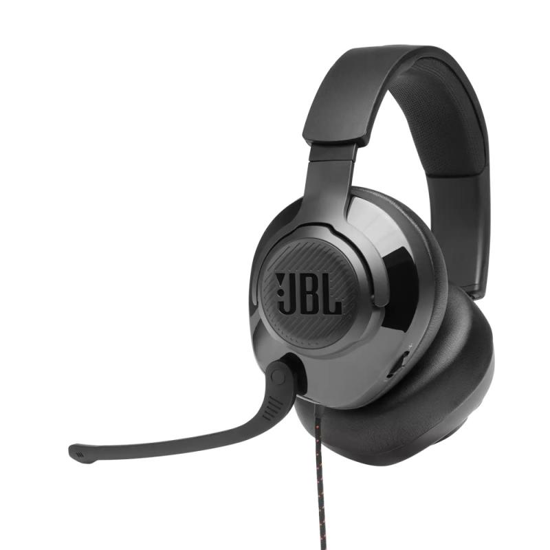 Слушалки JBL QUANTUM 200 BLK Wired over-ear gaming headset with flip-up micна ниска цена с бърза доставка - BestPC.BG