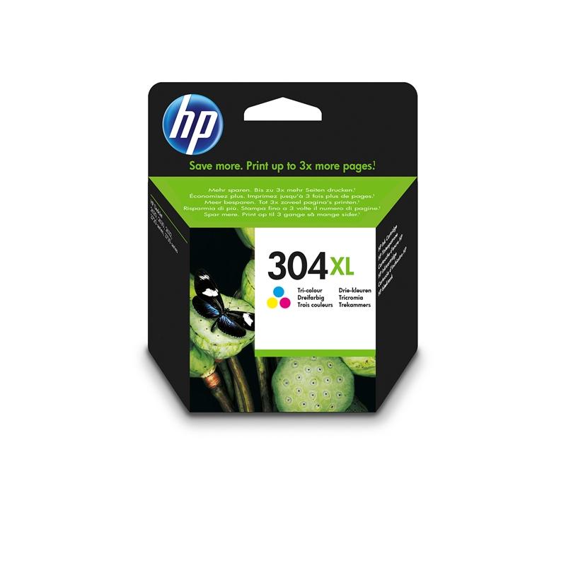 Касета с мастило HP Патрон N9K07AE NO304XL, Colorна ниска цена с бърза доставка - BestPC.BG