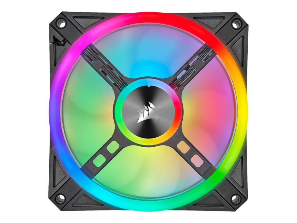 Вентилатор CORSAIR iCUE QL120 RGB 120mm PWM Single Fan, CO-9050097-WWна ниска цена с бърза доставка - BestPC.BG