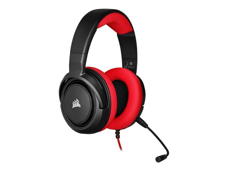 Слушалки CORSAIR HS35 Stereo Gaming Headset Redна ниска цена с бърза доставка - BestPC.BG