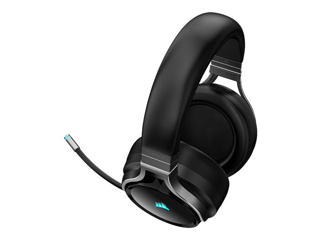 Слушалки CORSAIR Gaming Virtuoso RGB Wireless High-Fidelity Gaming Headset Carbon EU Versionна ниска цена с бърза доставка - BestPC.BG