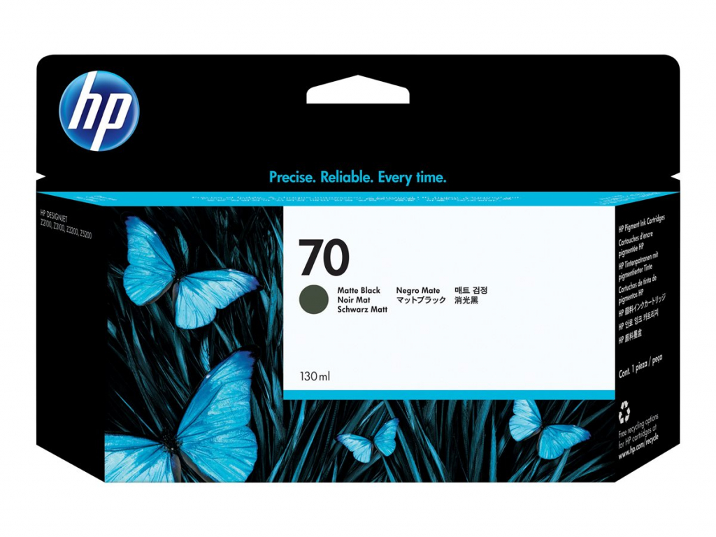 Касета с мастило HP 70 original Ink cartridge C9448A matte black standard capacity 130ml 1-packна ниска цена с бърза доставка - BestPC.BG