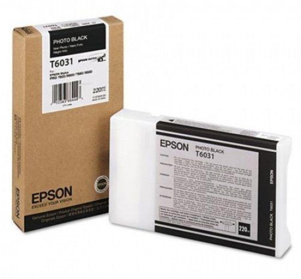 Касета с мастило EPSON 5LB T6031 ink cartridge photo black standard capacity 220ml 1-packна ниска цена с бърза доставка - BestPC.BG