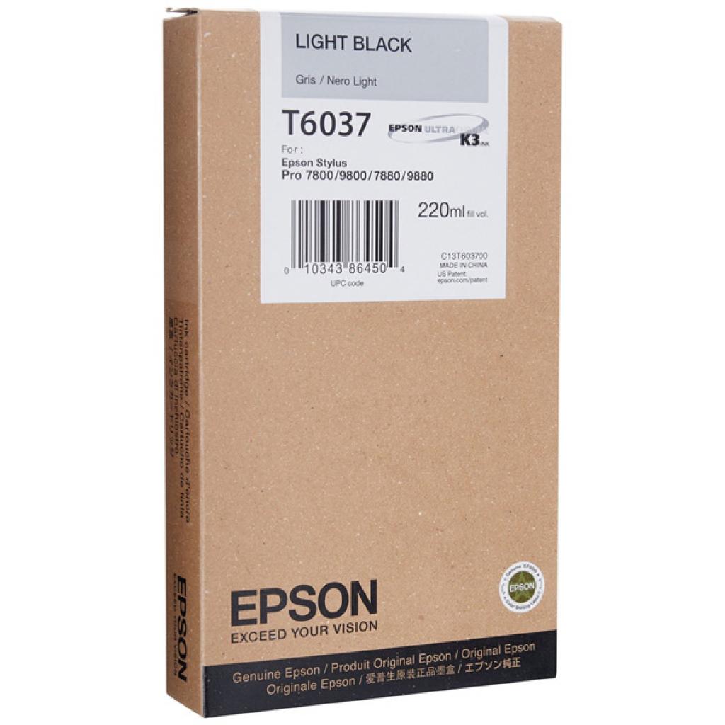 Касета с мастило EPSON 5LB T6037 CARTOUCHE D’ENCRE GRIS standard capacité 220ml 1-packна ниска цена с бърза доставка - BestPC.BG
