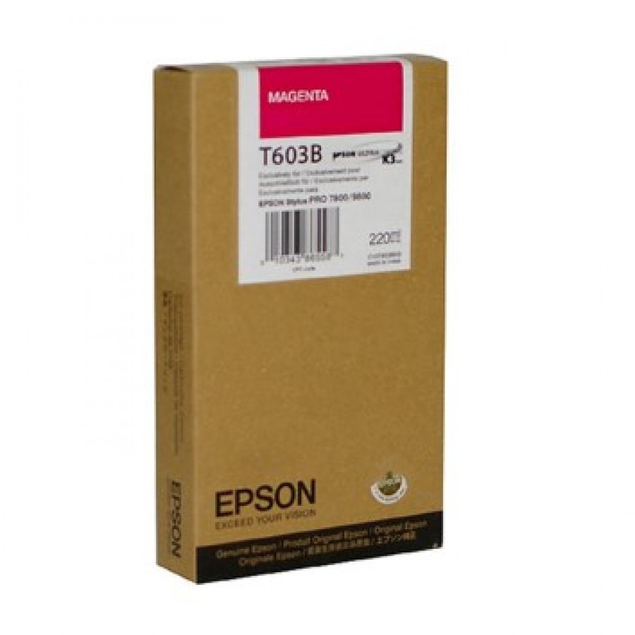 Касета с мастило EPSON 5LB T603B ink cartridge magenta standard capacity 220ml 1-packна ниска цена с бърза доставка - BestPC.BG